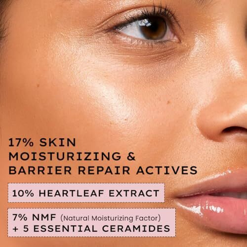 Hyphen 10% Heartleaf Extract & 7% Ceramides-Nmf Face Cream Moisturizer | Rich Pillow Cream For Hydration, Deep Nourishment & Barrier Repair | For Dry Skin, Normal Skin & Sensitive Skin- 50Ml