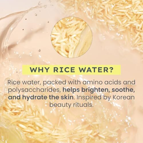 Hyphen 44% Rice Water Brightening Face Serum Pads | 5% Niacinamide & Alpha Arbutin To Reduces Dark Spots & Pigmentation | Toner Pads With Serum For Glowing Glass Skin | All Skin Types - 50N