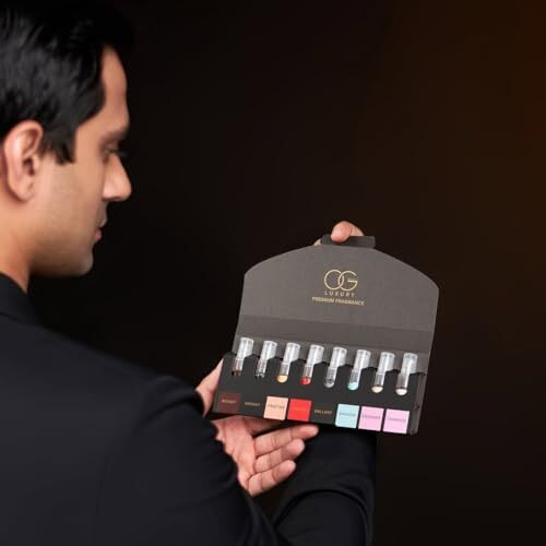 Og Beauty Luxury Perfume Gift Set - Unique Scents, Long-Lasting Eau De Parfum - Smokey, Woody, Shadow, Gallant, Pristine, Charade, Enchant, Solace - Pack Of 8 (5Ml Each)