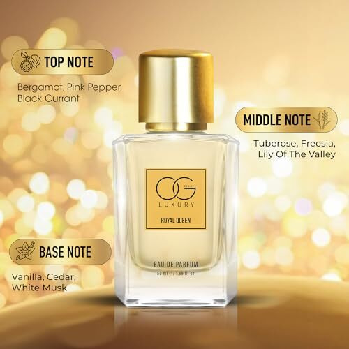 Og Beauty Luxury Royal Queen Eau De Parfum For Women | Premium Long-Lasting Fragrance | Perfect ValentineS Day Gift & Special Occasion Perfume | 50Ml