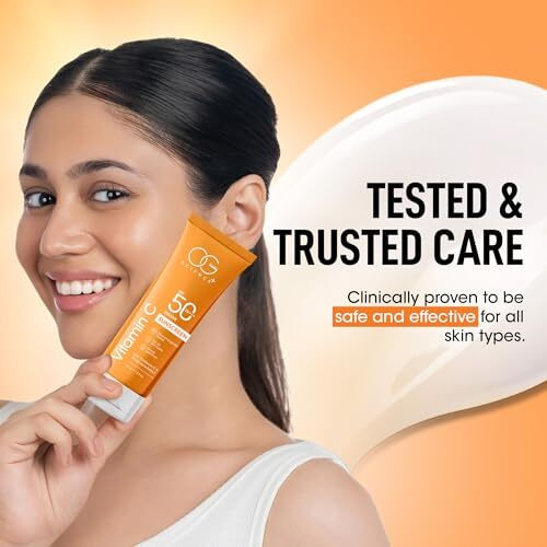 Og Beauty Science Spf 50 Pa+++ Sunscreen | 1% Vitamin C & Liquorice For Radiant Skin | Broad Spectrum Uv Protection | Hydrating & Fast-Absorbing | 50Ml