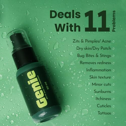 Rivona Genie Hypochlorous Acid Spray L Soothing Anti-Bacterial & Anti-Inflammatory Toner L With Rose Water L Alcohol & Fragrance-Free L Multipurpose Face & Body Spray | Gentle And Safe Sensitive, Irritated, Or Acne-Prone Skin - 50Ml