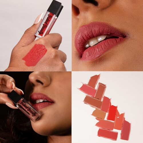 Baked Beauty Matte Finish Liquid Lipstick | Pack Of 11 | 1.5Ml X 11 | Vitamin E | Shea Butter | Lightweight & Long-Lasting | Transfer & Waterproof