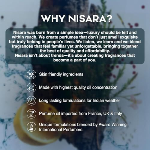 Nisara Men Eau De Parfum Gift Set 4X15 Ml For Men With Men Of The Night,The Legend,Blue Seduction,Smoky Oud Perfume| Edp Fragrance Scent For Men | Premium Perfume