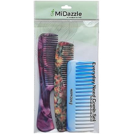 Midazzle Daily Comb - Set Of 3 (Midc00005) - Multicolor
