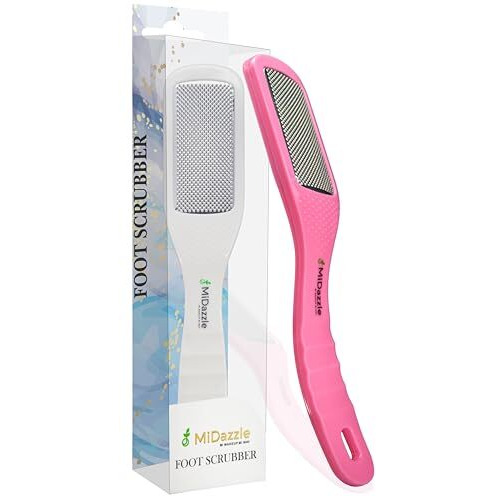 Midazzle Tilt Handle Foot Scrubber, Callus Remover (Miff00004) - Colors May Vary