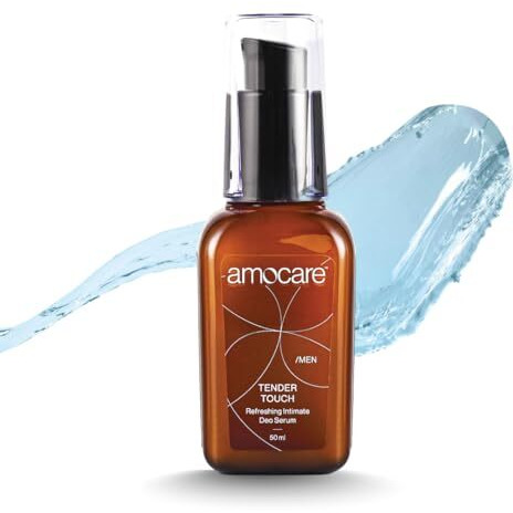 Amocare Intimate Deo Serum For Men For Freshness Upto 8 Hours | Sweat & Odour Prevention For Your Underarms & Private Parts | Non-Sticky Formula | Long Lasting | Pleasing Fragrance