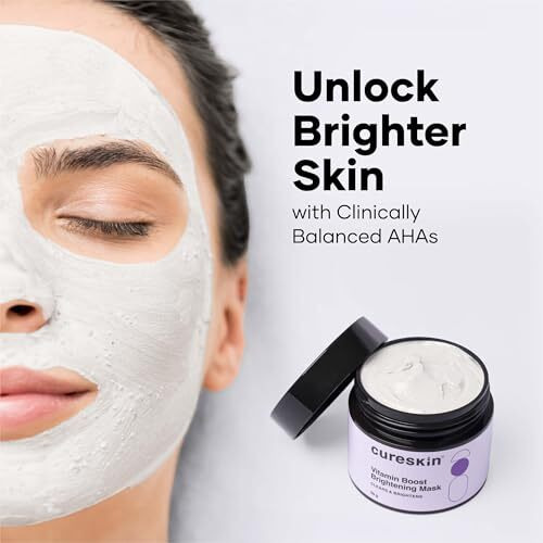 Cureskin Vitamin Boost D Tan Face Mask For Glowing Skin | D Tan Pack For Tan Removal | Fruit Based Aha Tan Removal De Tan Face Pack Mask For Women & Men | Detan Pack For Tan Removal | Tan Removal Cream