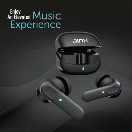Jinx In Ear Bluetooth Earbuds High Bass Clear 4D Surround Sound, Great Call Quality With Hybrid Noise Cancellation, Long Battery With 30 Hrs Playtime, Fast Charging, Built-In Alexa, (Flare)