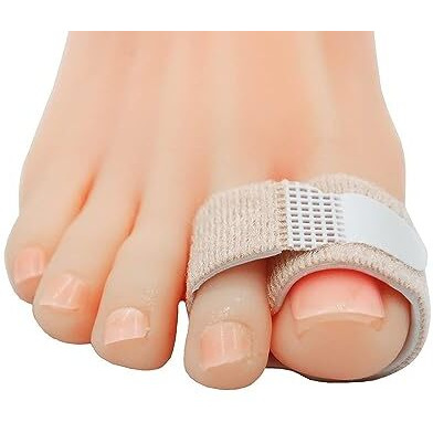 Aegon Hammer Toe Straightener | Toe Separator For Crooked Toes | Broken Toe Wrap Separator | Toe Corrector Cushion Bandage | Hammer Toe Splint Protector | Overlapping Toe Support (2 Pcs)