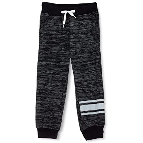 Cloth Theory Boy's Regular Fit Track Pants (Ctbjo_021_Black_15-16 Years), Mid Rise