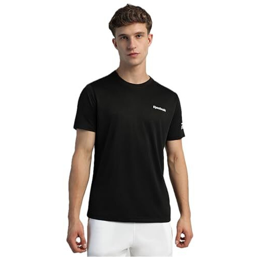 Reebok Men's Regular Fit T-Shirt (Empc 2_Jet Black