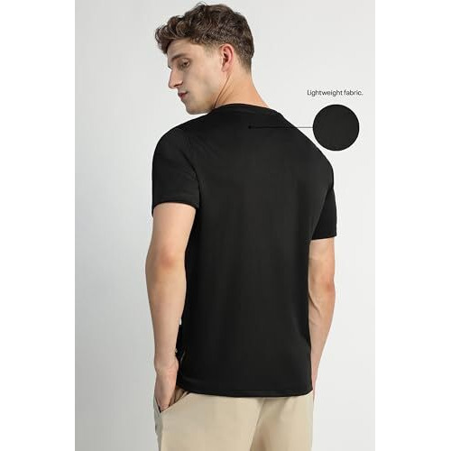 Reebok Men's Regular Fit T-Shirt (Empc 3_Jet Black