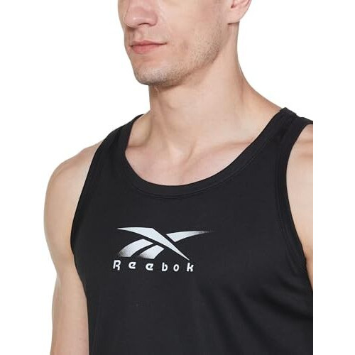 Reebok Men's Regular Fit T-Shirt (Empc1_Jet Black