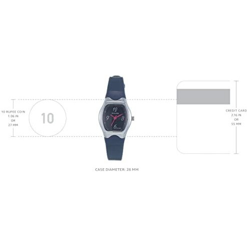 Sf Quartz Analog Blue Dial Plastic Strap Watch For Women-Ns8989Pp04