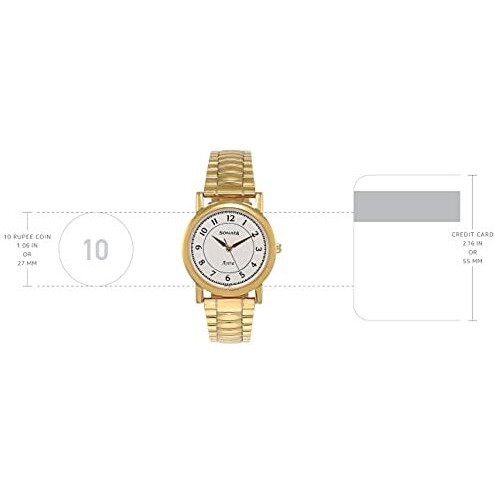 Sonata Quartz Analog White Dial Stainless Steel Strap Watch For Men-Ns77049Ym03/Nt77049Ym03