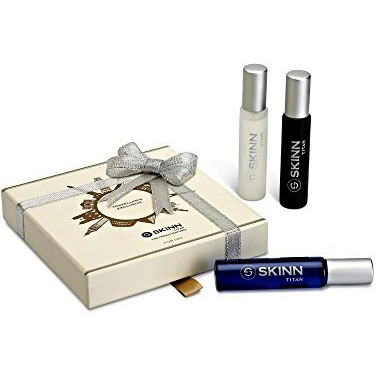 Titan Men Skinn Travel Pack Edp Cedar Aerosol Perfume, 20Ml (Pack Of 3), 90 Millilitres