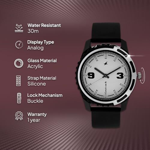 Fastrack Casual Analog White Dial Men's Watch Nm3114Pp01/Nn3114Pp01