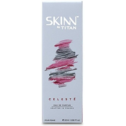 Skinn By Titan Celeste Long Lasting Everyday Eau De Parfum Spray For Women - 20 Ml | Wood Fragrance | Women's Fragrance | Miniature Perfumes | Pocket-Size Scents|Travel Size Fragrances