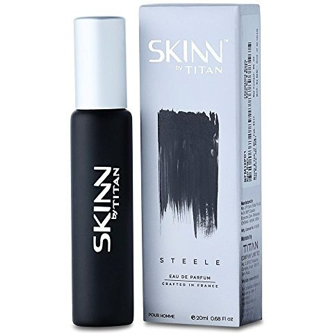 Fastrack Men Skinn Spicy Scent Spray By Titan Steele Perfume , 20Ml, 100 Millilitres