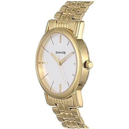 Sonata Analog White Dial Men's Watch Nm7987Ym05W/Nn7987Ym05W/Np7987Ym05W