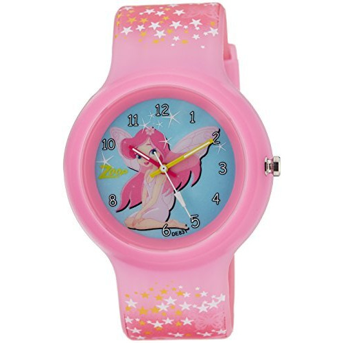 Zoop Analog Watch With Blue Dial & Pink Strap For Girls Kids, From House Of Titan