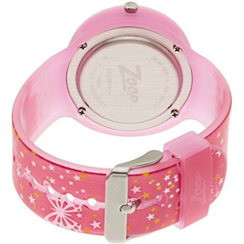 Zoop Analog Watch With Blue Dial & Pink Strap For Girls Kids, From House Of Titan