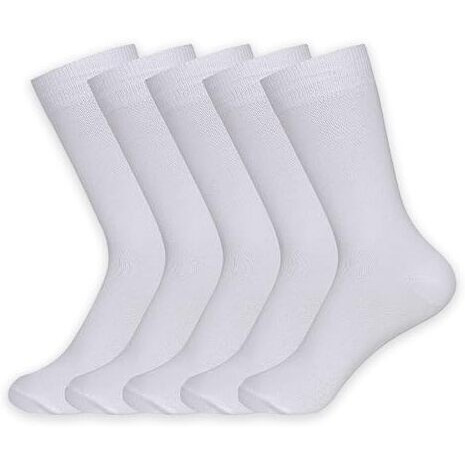 Supersox Regular School Uniform Socks For Kids, Made With Breathable, Anti Odour & Moisture Absorbent Combed Cotton With A Extra Durable Welt, Ideal For All Day Wear (Pack Of 5)