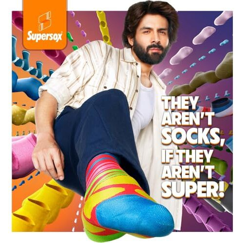 Supersox No Show Socks For Women, Made With Breathable, Anti Odour & Moisture Absorbent Combed Cotton With Silicon Anti Slip Grip (Pack Of 3)