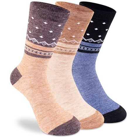 Supersox Winter Thermal Regular Length Socks For Women, Made With Thermal Control Technology For A Warmth & Cozy Feel, Ideal For Winter Wear (Pack Of 3)