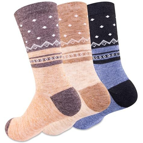 Supersox Winter Thermal Regular Length Socks For Women, Made With Thermal Control Technology For A Warmth & Cozy Feel, Ideal For Winter Wear (Pack Of 3)