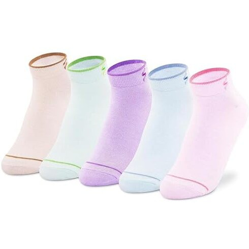 Supersox Ankle Socks For Women Made With Premium Cotton. Solid Design, Anti Odour & Anti Bacterial, Ideal For Daily Casual Wear/Gym/Office - Pack Of 5, Free Size (Pastels, Ankle Length, Multicolor)