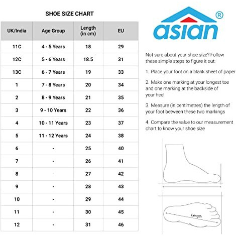 Asian Men's Cosko Sports Running,Walking,Gym,Training Sneaker Lace-Up Shoes For Men's & Boy's (1Navy, Numeric_5)