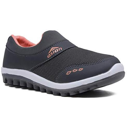 Asian Riya-04 Sports Running,Walking & Casual Loafer Lightweight With Eva Sole Extra Jump Shoes For Women & Girls Peach
