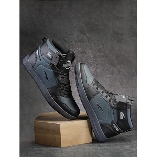 Asian Carnival-13 High Top Casual Chunky Fashion Sneakers,Dancing Shoes Basketball Shoes With Rubber Outsole For Boys