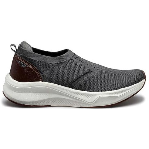 Asian Men Wind Pro-06 Casual Wear And Walking Shoes Without Laces For Men & Boys With Upper Mesh Fabric|Lightweight,Comfortable,Breathable,And Perfect For Walking And Daily Use,Dark Grey Tan,7 Uk