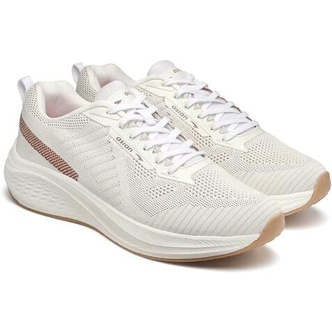 Asian Men Raftaar-09 Running And Casual Wear Running Shoes With Laces, Lightweight And Comfortable Shoes With Upper Mesh Fabric For Men & Boys For Sports And Gym, 8 Uk, Brown