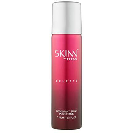 Skinn By Titan Skinn Women Sandalwood, Patchouli Scent Deo Spray Celeste, 150 Ml