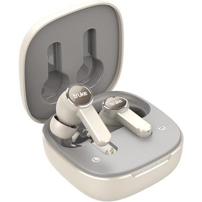 Truke [Just Launched Buds Clarity 6 Dual Device Pairing In Ear Earbuds, 6Mic Adv. Enc, 80H Playtime, 35Ms Ultra-Low Latency, 13Mm Titanium Drivers, 3 Eq Modes, Fast Charge, Bt 5.3, Ipx5
