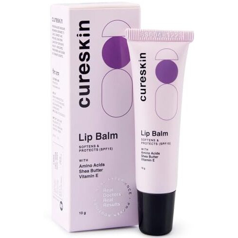 Cureskin Lip Balm With Spf 15 | Lip Lightening Balm For Dark Lips | Lip Balm For Dark Lips To Lighten