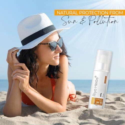 Riyo Herbs Sunscreen Spray Spf 50 Pa+++, Body Sunscreen Spray For Daily Use, Sunscreen For Men & Women, Sunscreen Spf 50 For All Skin Types, 100Ml