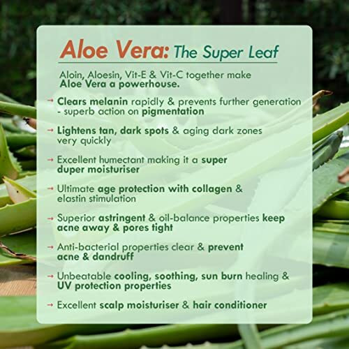 Nat Habit Aloevera Gel For Face | Multipurpose Aloe Vera Gel For Skin And Hair | Hydrating Alovera Gel With Vitamin E For Soothing Skin, 80Gm