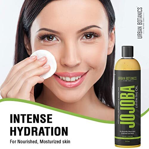 Urbanbotanics Cold Pressed Jojoba Oil For Skin & Hair - Virgin & Unrefined - 100Ml