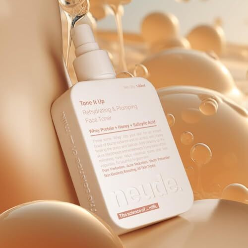 Neude Face Toner Niacinamide - 100Ml With Whey Protein, Milk Peptides, 2% Salicylic Acid For Oil & Acne Free Skin, Hydrating, Fades Blemishes, Brightens & Smoothen Skin, Tightens Pores