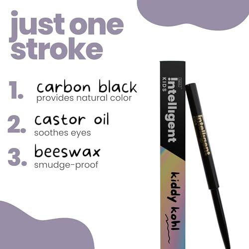 Tuco Kids Matte Kajal With Castor Oil & Almond | Safe Kajal For Babies | Water-Proof, Preservative-Free & 100% Lead-Free | No Added Harmful Chemicals, Black