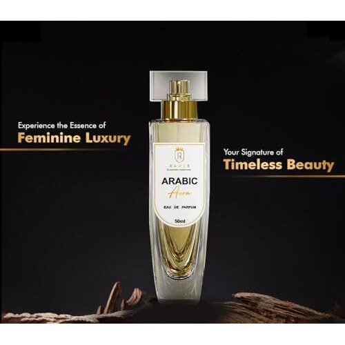 Rawls Arabic Aura Perfume For Men & Women, 50Ml | Pear, Jasmine, Vanilla & Cedarwood | Long-Lasting Eau De Parfum For All Skin Types