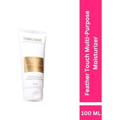 Suroskie Feather Touch Multi-Purpose Moisturizer 100Ml | Luxurious Hydration For Glowing Skin  Perfect For Dry, Normal, And Sensitive Skin Types, Nourishing And Revitalizing For Daily Use