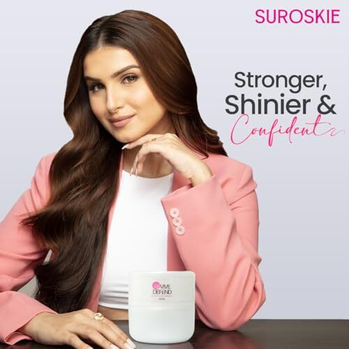 Suroskie Unscented Revive & Defend Instant Glass Hair Mask 200Gm|With Hydrolyzed Keratin Murmuru Butter|Hair For Frizzy Hair|Spa Treatment At Home|Intense Damage Repair Mask|All Types-1 Count