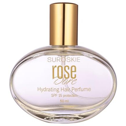 Suroskie Rose Dore Hydrating Hair Perfume 50Ml | Deep Hydration & Nourishment With Keratin, Vitamin B5 & Spf 15 | Dry, Frizzy & Silky Hair | Luxurious Fragrance | Hair Perfume For Men, Women & Girls