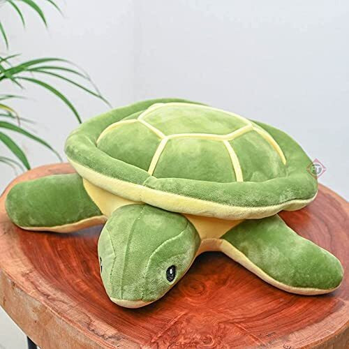 Firstly Traders Soft Toys For Girls | Plush Pillow For Girls | Stuff Toys For Girls | Adorable Green Turtle (40Cm)